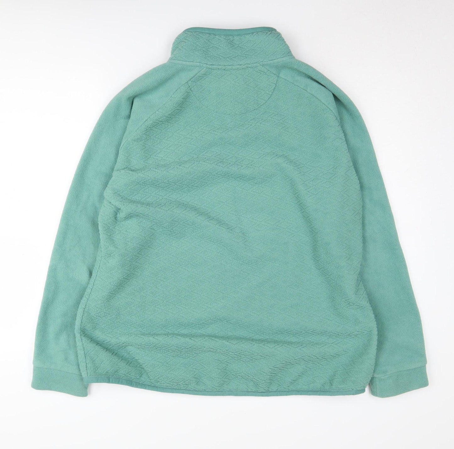 Weird Fish Women's Green Fleece Jacket Size 18