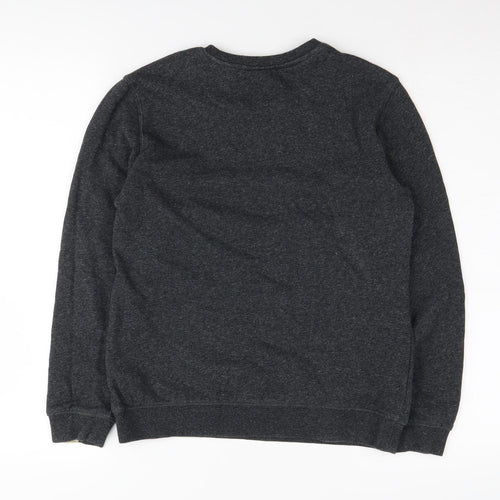 Scotch & Soda Boys Black Graphic Sweatshirt Size 12