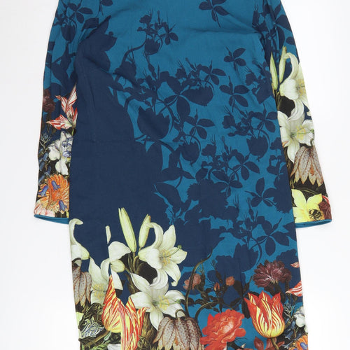 White Stuff Women's Floral Shift Dress, UK 6, Multicoloured