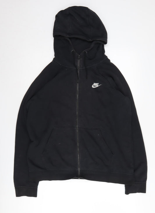 Nike Men's Black Full Zip Hoodie Size L