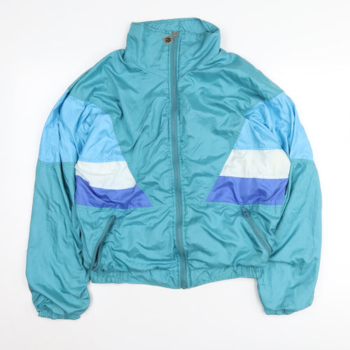 Elefanti Men's Blue Colourblock Windbreaker Jacket S