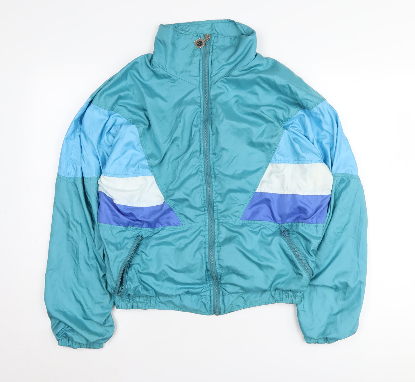 Elefanti Men's Blue Colourblock Windbreaker Jacket S