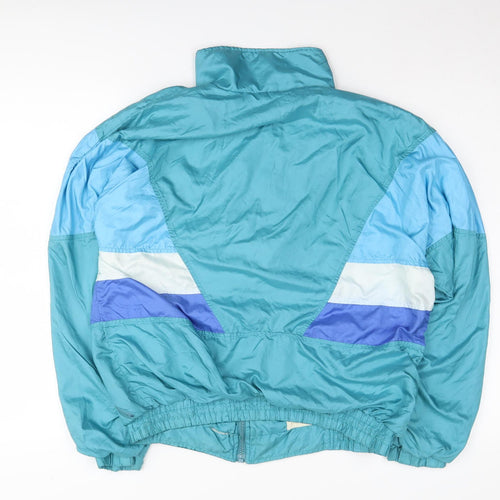 Elefanti Men's Blue Colourblock Windbreaker Jacket S