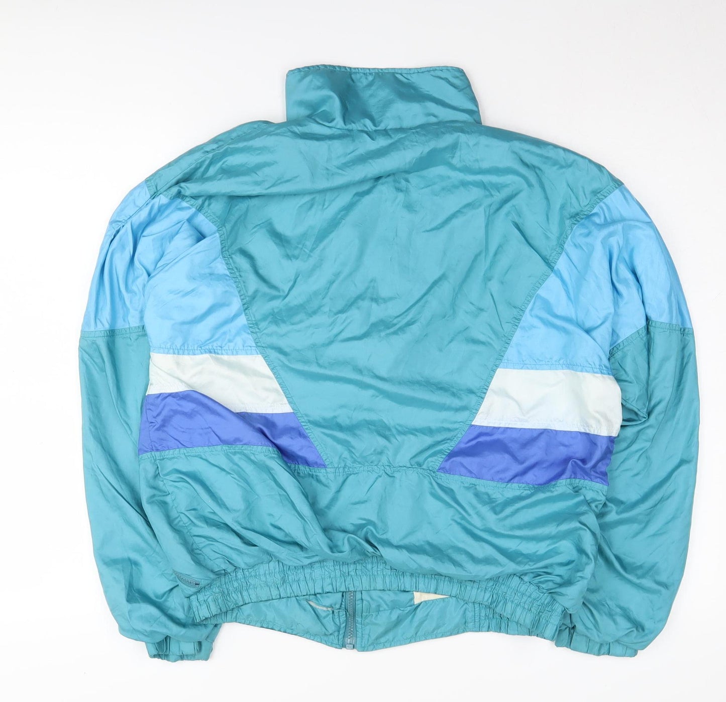 Elefanti Men's Blue Colourblock Windbreaker Jacket S