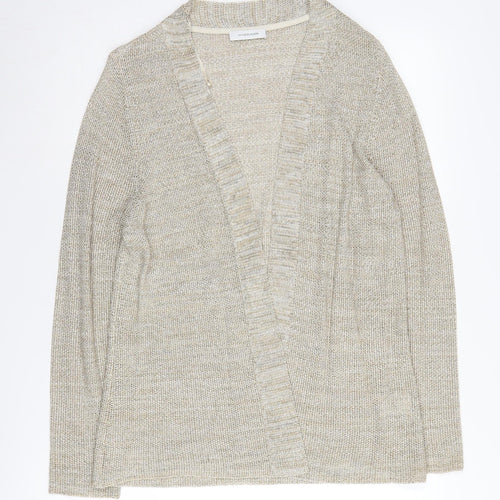 Windsmoor Women's Beige Cardigan, Size S, V-Neck Knit