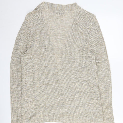 Windsmoor Women's Beige Cardigan, Size S, V-Neck Knit