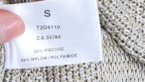 Windsmoor Women's Beige Cardigan, Size S, V-Neck Knit