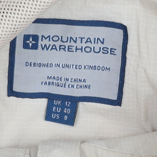 Mountain Warehouse Women's Beige Rain Jacket Size 12