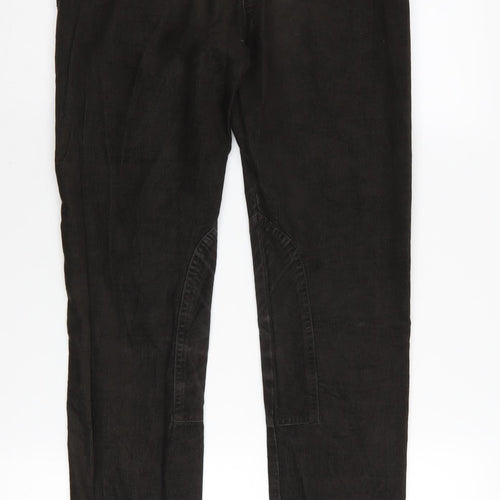Jigsaw Women's Black Corduroy Trousers Size 8