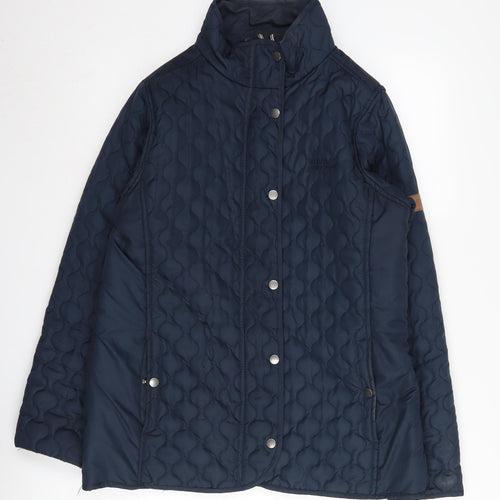 Regatta Women's Blue Quilted Jacket Size 16, Casual Style