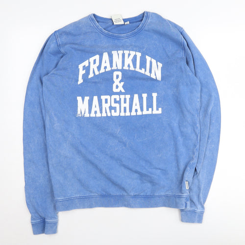 Franklin & Marshall Teens Blue Pullover Sweatshirt