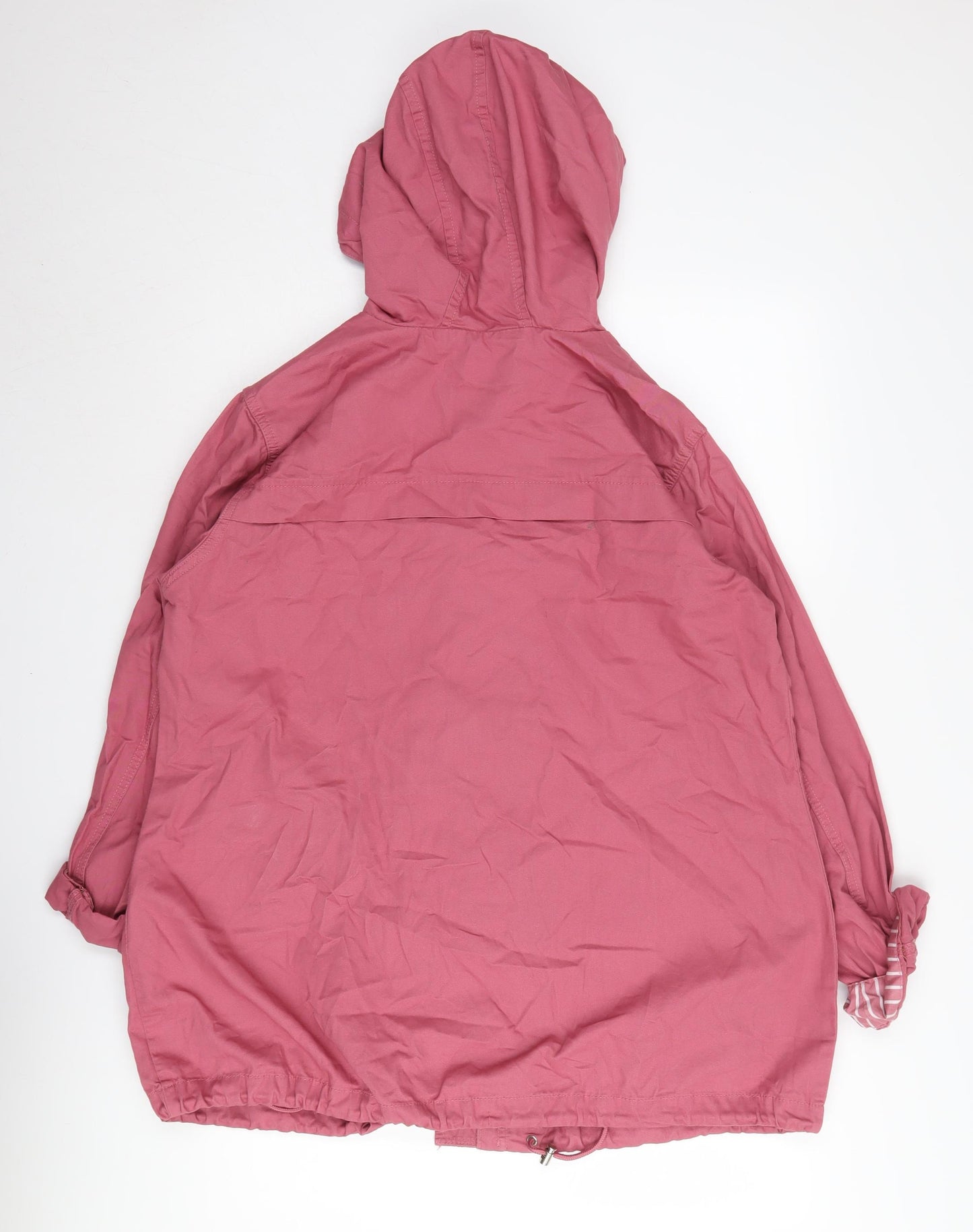 Yours Pink Women's Parka Jacket, Size 16, Cotton, Hooded