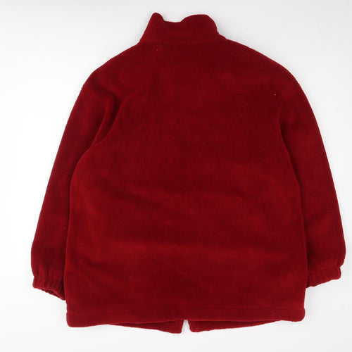 Forecaster Sport Red Unisex Fleece Jacket - Size S
