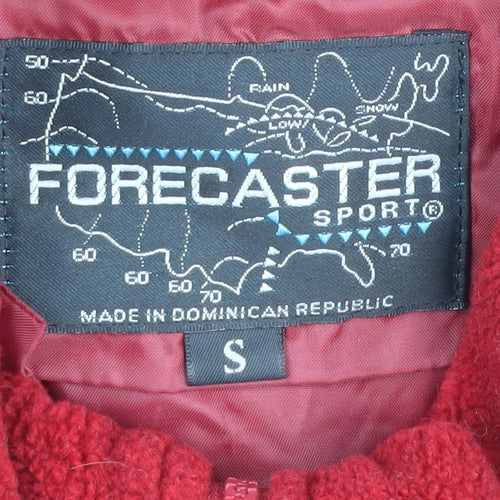 Forecaster Sport Red Unisex Fleece Jacket - Size S