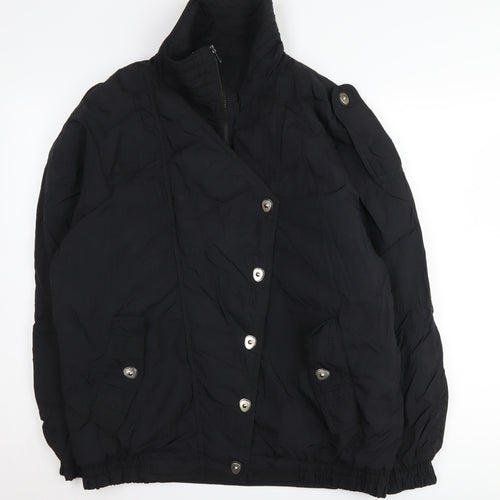 Littlewoods Men's Black Puffer Jacket, Size 16 Plus, Winter