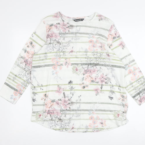 Bonmarché Women's Multicoloured Floral Blouse Size 12