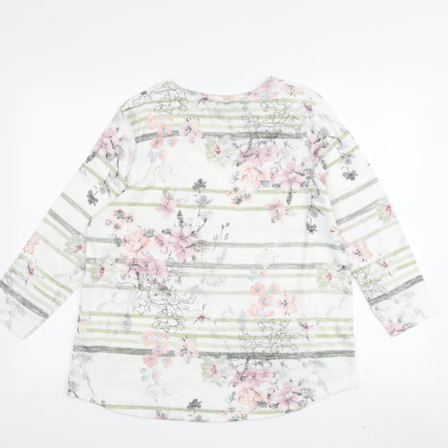 Bonmarché Women's Multicoloured Floral Blouse Size 12