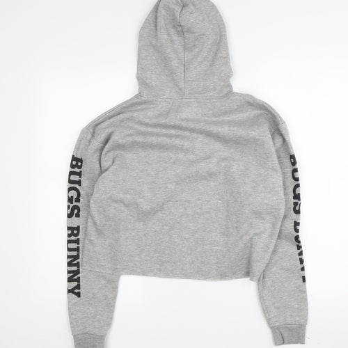 Looney Tunes Women's Grey Graphic Hoodie 2XS