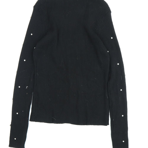 V by Very Women's Black Cardigan - S, V-Neck