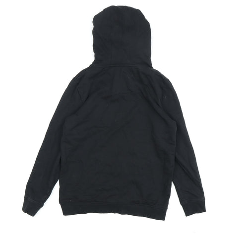 Blue Zoo Girls Black Rainbow Hoodie 11-12 Years