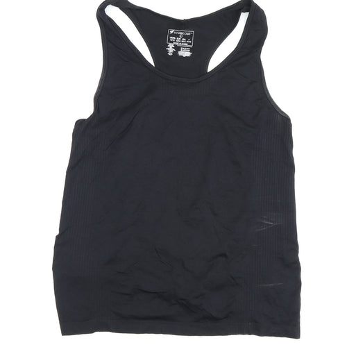 Women's Black Racerback Tank Top for Gym