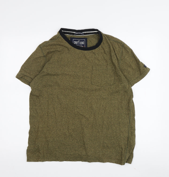 Drift King Men's Green M Classic T-Shirt