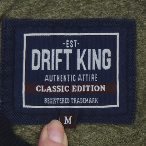Drift King Men's Green M Classic T-Shirt