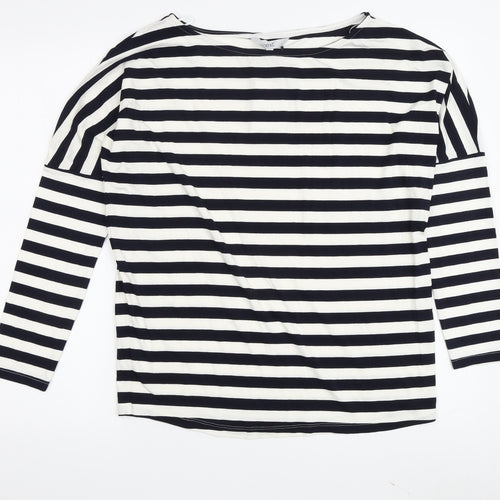 Next Women's Multicoloured Striped T-Shirt, Size 8, Casual Jersey