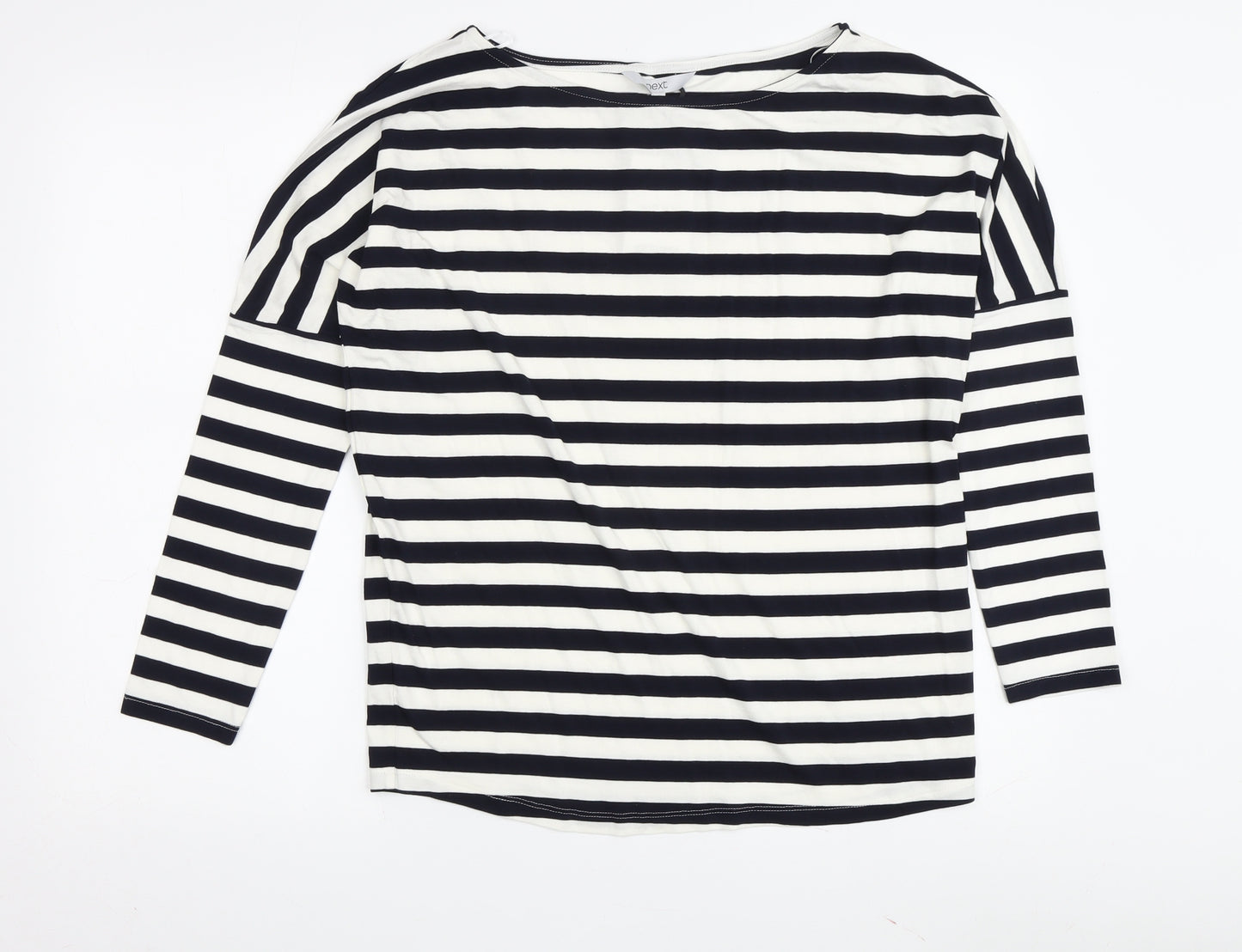 Next Women's Multicoloured Striped T-Shirt, Size 8, Casual Jersey