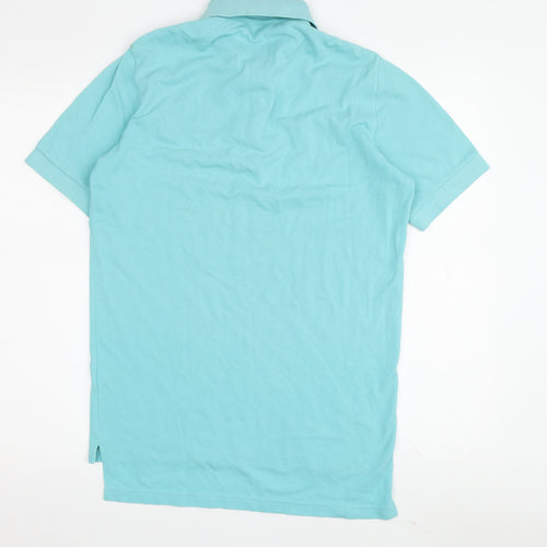 Adidas Unisex Blue Cotton Polo Shirt M Casual