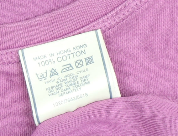 Maine New England Women's Purple Cotton T-Shirt