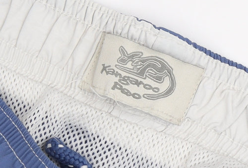 Kangaroo Poo Boys Blue Utility Shorts 11-12 with Pockets