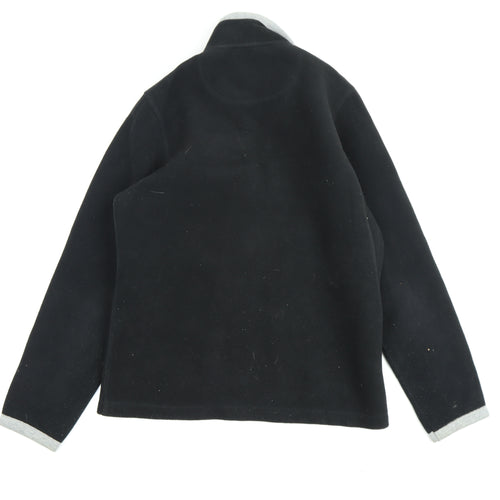 B.C. Clothing Women's Black Fleece Mid-Length Jacket M