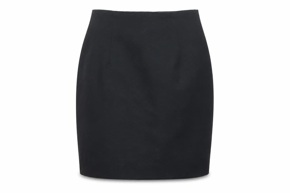 Tootsies Women's Black Knee Length Pencil Skirt, Size 10