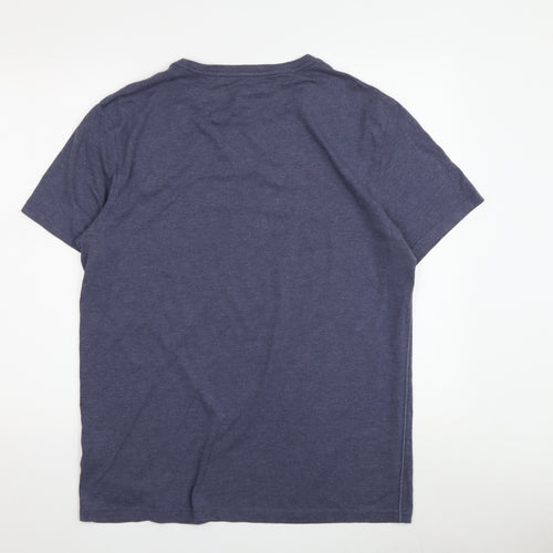 Next Men's Blue Graphic Print T-Shirt, Size L