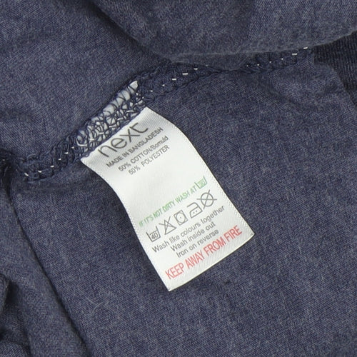 Next Men's Blue Graphic Print T-Shirt, Size L
