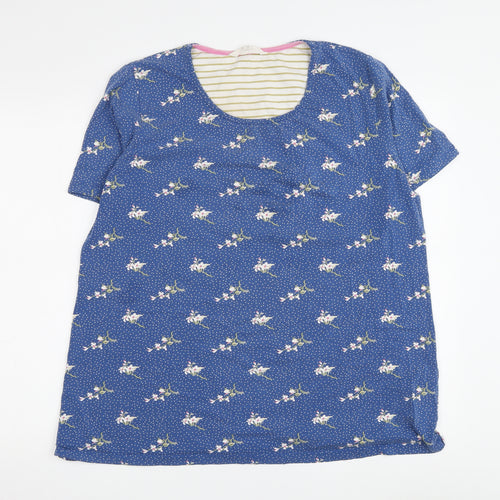 Tulchan Women’s Blue Floral T-Shirt Size 18