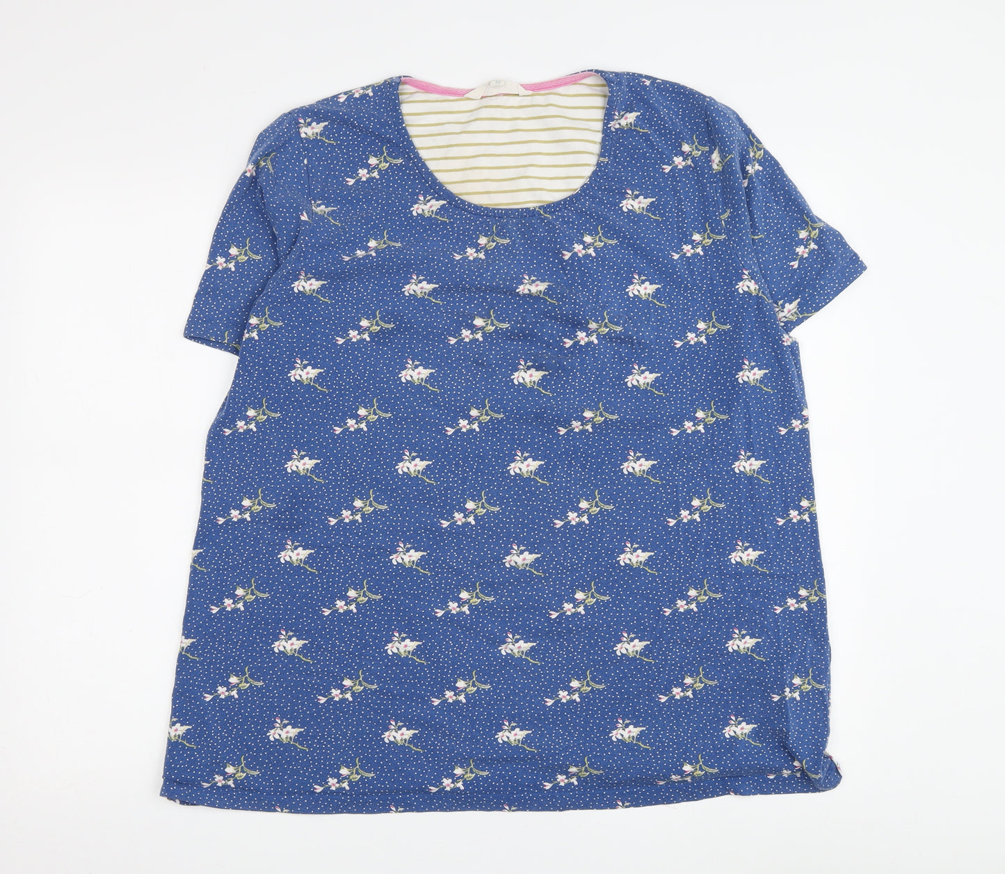 Tulchan Women’s Blue Floral T-Shirt Size 18