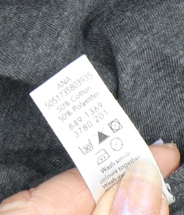 Batman Men's Grey Medium Graphic Print T-Shirt Short Sleeve