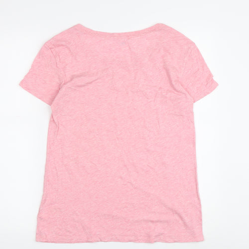 Gap Pink Women's Regular Fit T-Shirt, Size S