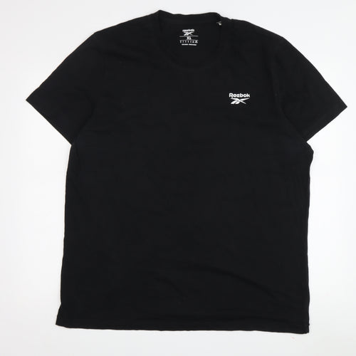 Reebok Men's XL Black Crew Neck T-Shirt