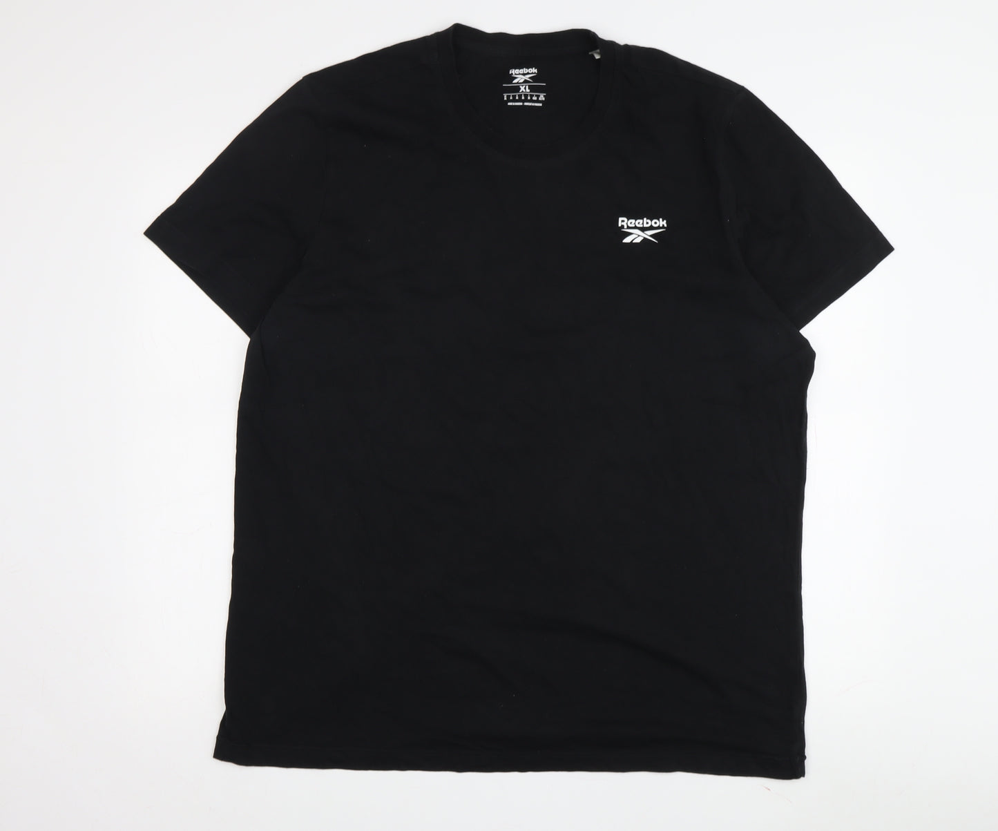 Reebok Men's XL Black Crew Neck T-Shirt