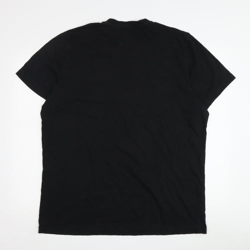 Reebok Men's XL Black Crew Neck T-Shirt