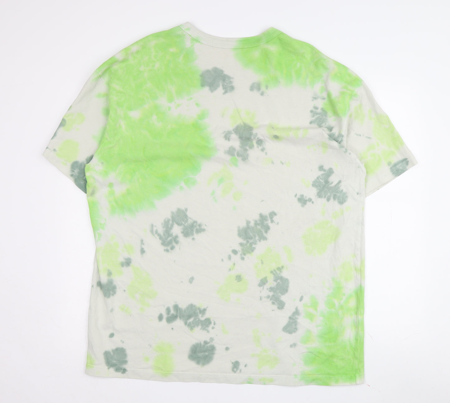 Nike Men's Green Tie-Dye Short Sleeve T-Shirt L