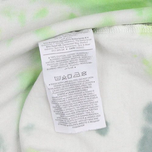 Nike Men's Green Tie-Dye Short Sleeve T-Shirt L
