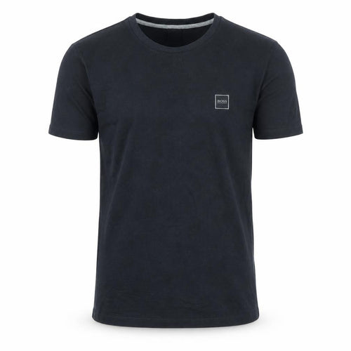 BOSS Men's Black Crew Neck T-Shirt, Size M, Logo Accent