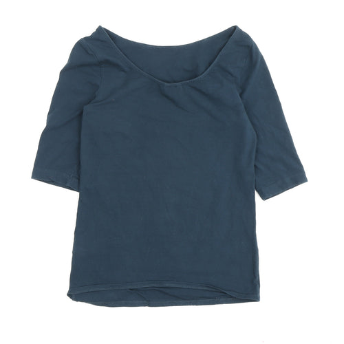 Jigsaw Women's Blue Basic T-Shirt, Size S