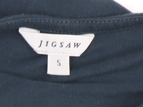 Jigsaw Women's Blue Basic T-Shirt, Size S