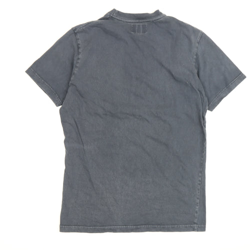 Johnny Szymanski Men's Grey M Crew Neck T-Shirt Solid