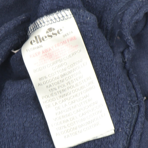 Ellesse Women's Blue Pullover Hoodie Size 6